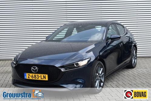 Mazda 3 2.0 E-SKYACTIV GM HYBRID 150 / ADAP. CRUISE / LED PA, Auto's, Mazda, Bedrijf, ABS, Adaptive Cruise Control, Airbags, Alarm