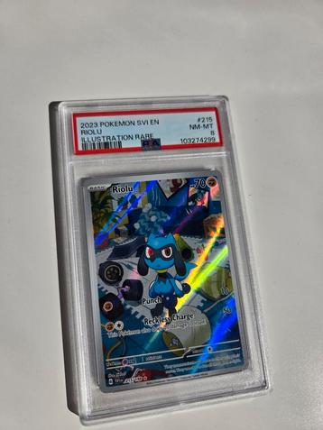Riolu 215/198 Pokemon Scarlet and Violet art rare beschikbaar voor biedingen
