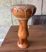 Handgemaakte trommel van olijfhout, Muziek en Instrumenten, Percussie, Ophalen, Zo goed als nieuw, Trommel