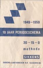 Sikkens Lakfabrieken Sassenheim - 1959-10 jaar periodeschema, Verzamelen, Ophalen of Verzenden