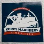 Stickers Korps Mariniers, Ophalen of Verzenden, Nieuw, Overige typen