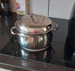 RVS Kookpan Vroom & Dreesmann 20cm, Kookpan of Snelkookpan, Gebruikt, Ophalen of Verzenden, Rvs