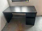 IKEA Malm Zwart Bureau, Huis en Inrichting, Bureaus, Ophalen, Gebruikt, Bureau