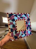 Mozaïek Spiegeltje Blauw Paars, Huis en Inrichting, Woonaccessoires | Spiegels, Minder dan 50 cm, Vierkant, Nieuw, Ophalen of Verzenden