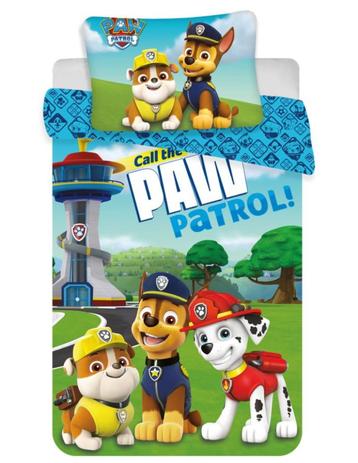 Paw Patrol Dekens (Nieuw)-(Bed)135 x 100 + (Kussen)40 x 60  beschikbaar voor biedingen