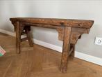 Houten Chinese bankje, Huis en Inrichting, Tafels | Sidetables, Ophalen of Verzenden, Zo goed als nieuw, 25 tot 50 cm, Rechthoekig
