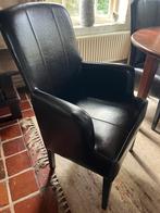 Leren eetkamer stoelen, Huis en Inrichting, Fauteuils, Ophalen, Zo goed als nieuw