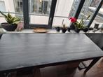 Grote geverfde houten tafel, Ophalen, Gebruikt, 200 cm of meer, 50 tot 100 cm