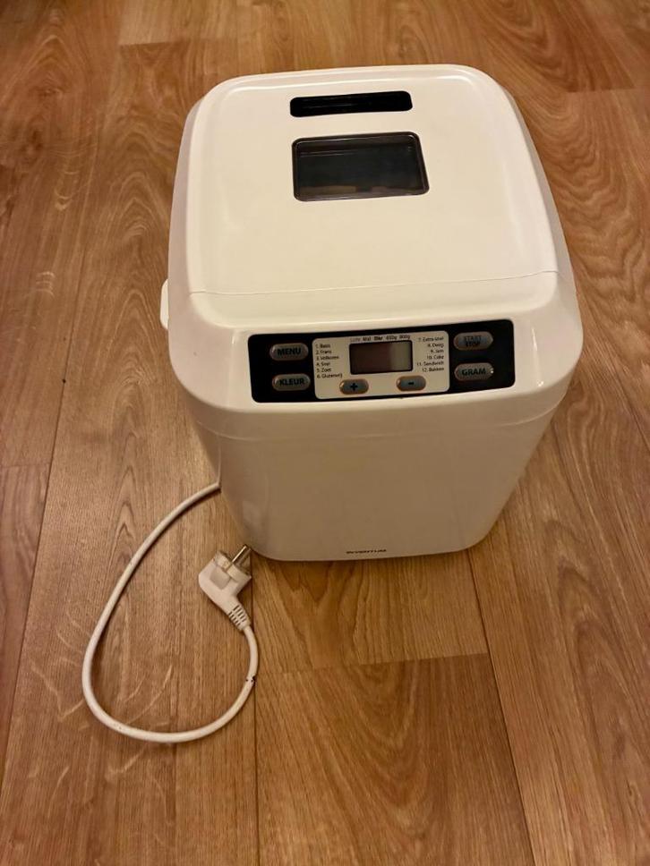 Broodbakmachine Inventum BM-60, Witgoed en Apparatuur, Broodbakmachines, Zo goed als nieuw, Met timer, 800 tot 1200 gram deeg