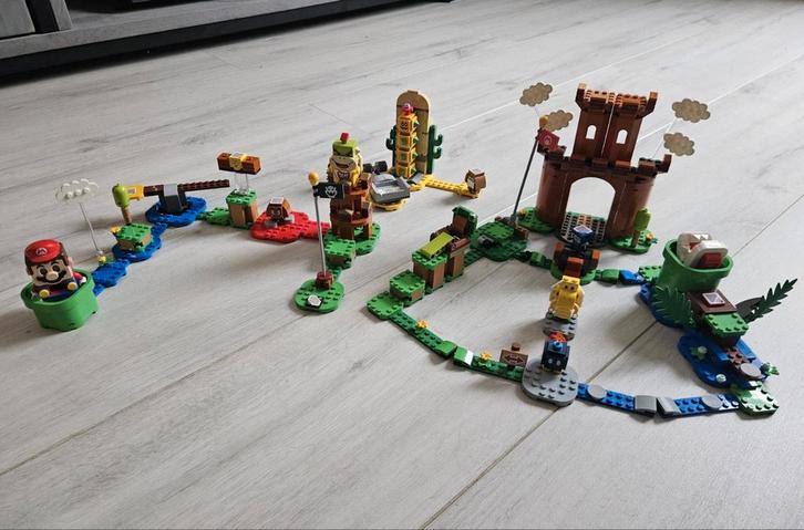 Lego Mario starterset + uitbreidingsets, Kinderen en Baby's, Speelgoed | Duplo en Lego, Zo goed als nieuw, Lego, Complete set