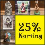 25% op oude kaarten,sieraden,candy containers,ertsgebergte.., Diversen, Pasen, Ophalen of Verzenden, Gebruikt