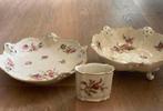 Antiek Rosenthal setje, rozen, andere bloemen en goud randje, Antiek en Kunst, Ophalen