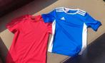 2x sportshirt Panther en Adidas maat 128, Ophalen, Zo goed als nieuw, Sport- of Zwemkleding