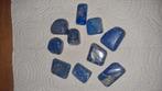 Lapis lazuli set 10 getrommelde stenen 139 gram., Ophalen of Verzenden