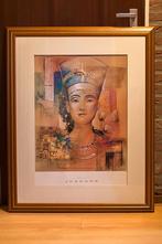 muurdecoratie Nefertite Joadoor Egptian Print incl  lijst, Ophalen, Gebruikt