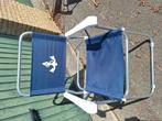Twee kleine klapstoeltjes, Ophalen, Zo goed als nieuw, Campingstoel