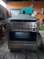 keukenfornuis met afzuigkap achterwand compleet, Witgoed en Apparatuur, Fornuizen, Ophalen, Gebruikt, 60 cm of meer, Gas