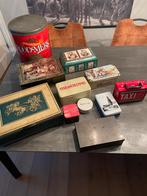 Antieke blikken /trommels 11 stuks  In een koop Bieden, Verzamelen, Blikken, Ophalen, Gebruikt, Overige