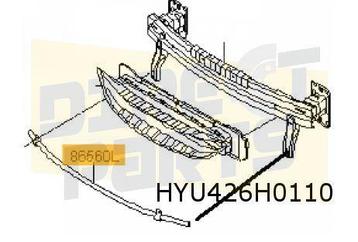 Hyundai i40 (8/11-5/15) Voorbumperversterking onder Originee beschikbaar voor biedingen