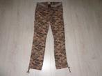 legerprint damesbroek van O'BLEU, maat M, Kleding | Dames, Ophalen of Verzenden, Zo goed als nieuw, Maat 38/40 (M), Lang