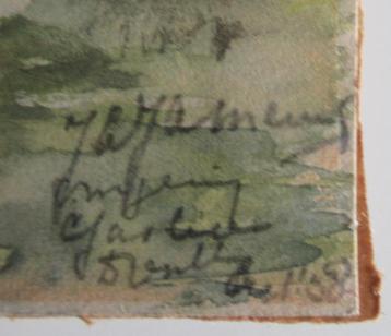 Aquarel - Drenthe - Gasteren beschikbaar voor biedingen