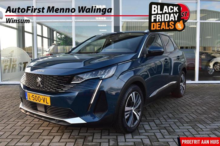 Peugeot 3008 1.2 PureTech Allure Pack|Camera|Automaat|Cruise, Auto's, Peugeot, Bedrijf, Te koop, ABS, Achteruitrijcamera, Airbags