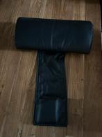 Zwarte leren hoofd kussen voor relax stoel, Ophalen of Verzenden, 50 tot 75 cm