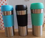 3x thermos bekers Blokker 350ml RVS Siliconen ZGAN Goede kwa, Overige materialen, Overige typen, Overige stijlen, Ophalen of Verzenden