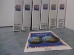 6 Atlasmappen (ringbanden) met wereldkaarten, Boeken, Atlassen en Landkaarten, Ophalen of Verzenden, Zo goed als nieuw, Wereld