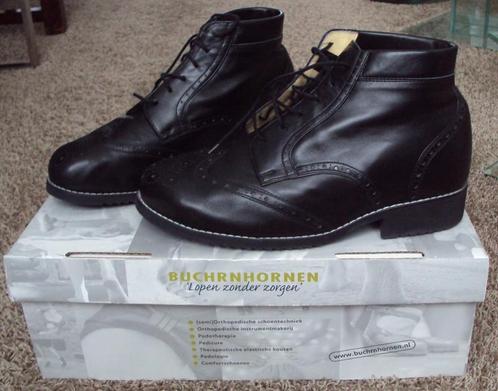 orthopedische schoenen, zwart leer, maat 44, NIEUW IN DOOS, Kleding | Heren, Schoenen, Nieuw, Overige typen, Zwart, Ophalen of Verzenden