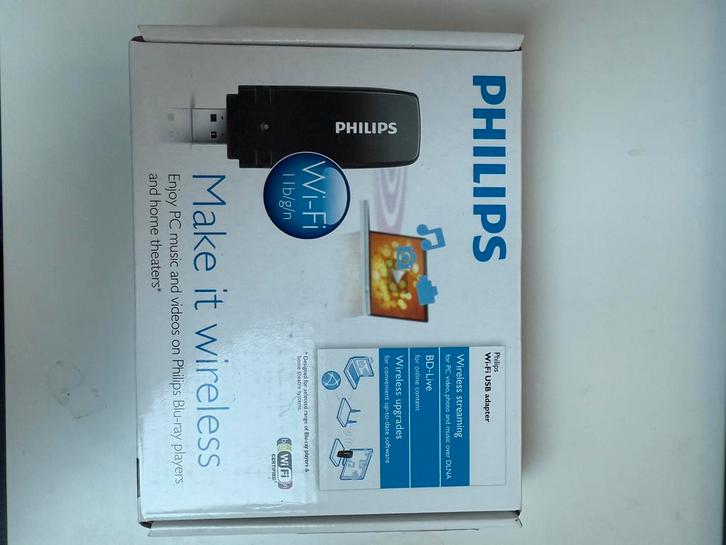 Philips Draadloze USB-adapter WUB1110/00, Computers en Software, Netwerkkaarten, Nieuw, Extern, Ophalen of Verzenden