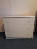Witte commode met 3 lades, Ophalen, Overige materialen, Gebruikt, Modern