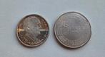 2 zilveren munten Nederland, Postzegels en Munten, Munten | Europa | Euromunten, Ophalen of Verzenden, Overige landen, Overige waardes