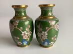 2 prachtige antieke cloisonné vaasjes, Antiek en Kunst, Ophalen of Verzenden