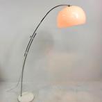 Booglamp jaren 70, verstelbaar, Space Age mid century, Huis en Inrichting, Lampen | Vloerlampen, Ophalen, Kunststof, 200 cm of meer