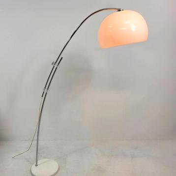 Booglamp jaren 70, verstelbaar, Space Age mid century beschikbaar voor biedingen