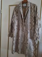 Prachtige trenchcoat Rin&pelle slangenprint maat 48, Ophalen of Verzenden, Zo goed als nieuw, Maat 46/48 (XL) of groter, Beige