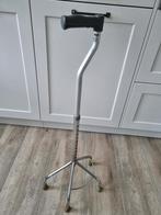 vierpoot wandelstok, Diversen, Wandelstokken, Ophalen, Verstelbaar, Zo goed als nieuw