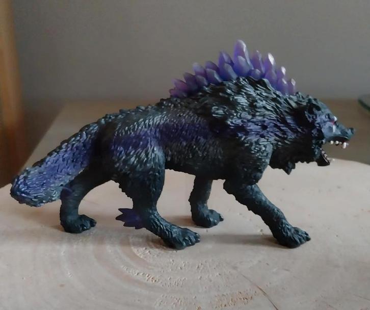 Schleich schaduwwolf, Verzamelen, Dierenverzamelingen, Zo goed als nieuw, Beeldje of Figuurtje, Overige soorten, Ophalen of Verzenden