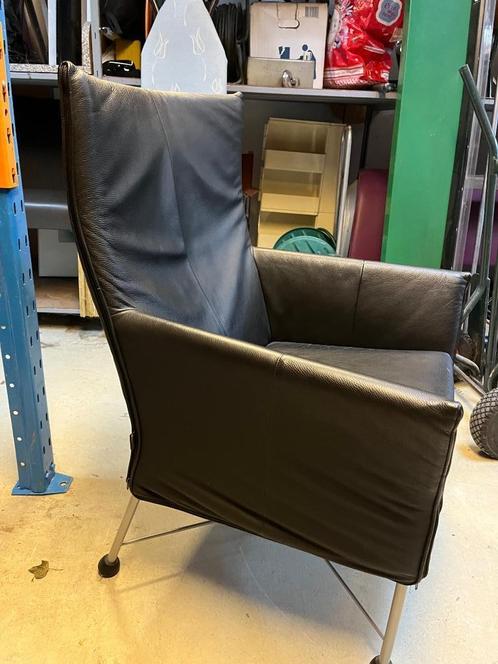 Gerard van de Berg Montis Charly fauteuil in heel mooie staa, Huis en Inrichting, Fauteuils, Zo goed als nieuw, Leer, Metaal, Overige materialen