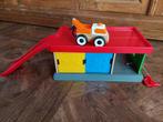 Houten speelgoed garage, Ophalen of Verzenden, Zo goed als nieuw