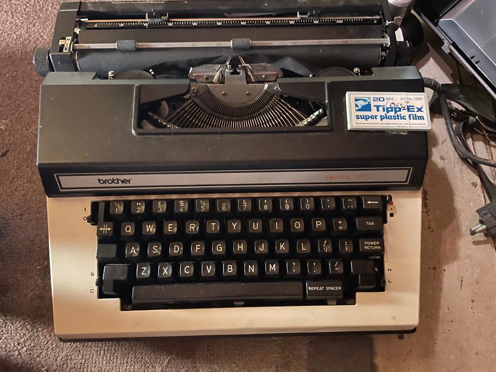 Vintage Typemachine Brother, Ophalen, Gebruikt