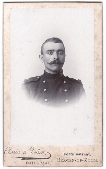 CDV - Militair 1 - Foto Van Velsen Bergen op Zoom  - Uniform beschikbaar voor biedingen