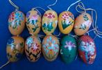 Vintage houten paashangers ei, Ophalen of Verzenden, Gebruikt