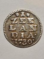 Zeeland dubbele wapenstuiver 1730 hoge kwaliteit, Zilver, Overige waardes, Vóór koninkrijk, Losse munt