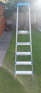 aluminium trap 5 treden, Doe-het-zelf en Verbouw, Ladders en Trappen, Ophalen, Gebruikt, Minder dan 2 meter