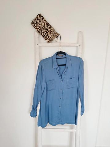 Silk Repeat blouse blauw M42 NW269,- beschikbaar voor biedingen