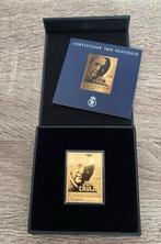 Gouden postzegel Johan cruijff, Postzegels en Munten, Ophalen of Verzenden, Postfris