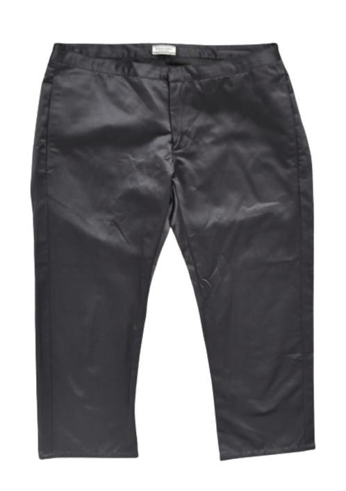 Hunky Dory pantalon, capri, satijn, Mt. S, Kleding | Dames, Broeken en Pantalons, Zo goed als nieuw, Maat 36 (S), Grijs, Driekwart