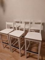 6 barstoelen Ikea Nordviken, Huis en Inrichting, Ophalen, 5 krukken of meer, Met voetsteun, 60 tot 90 cm